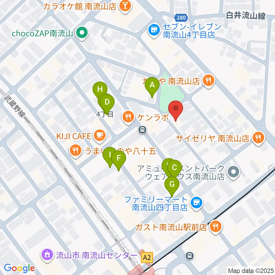 みみミュージック周辺の駐車場・コインパーキング一覧地図