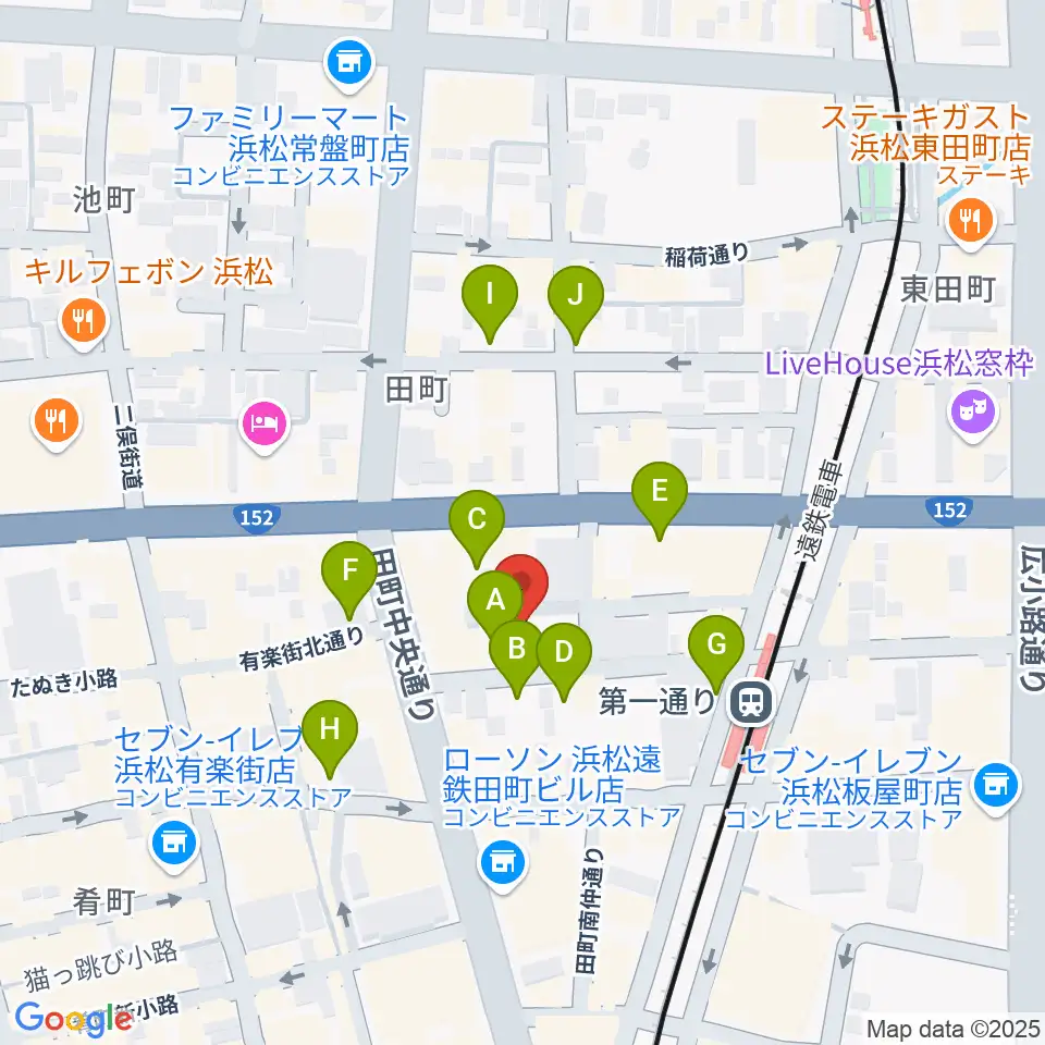 浜松ハァーミットドルフィン周辺の駐車場・コインパーキング一覧地図