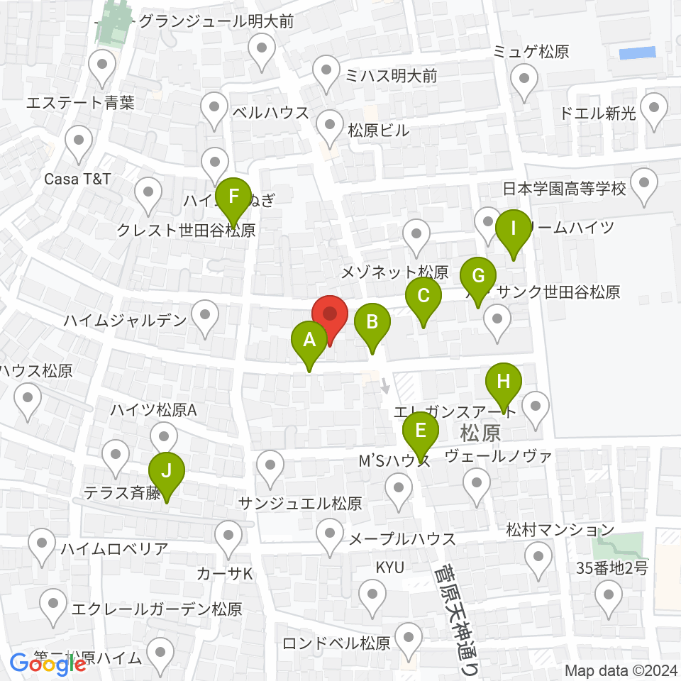 宇宙舘周辺の駐車場・コインパーキング一覧地図