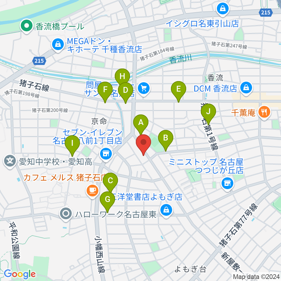 うりんこ劇場周辺の駐車場・コインパーキング一覧地図