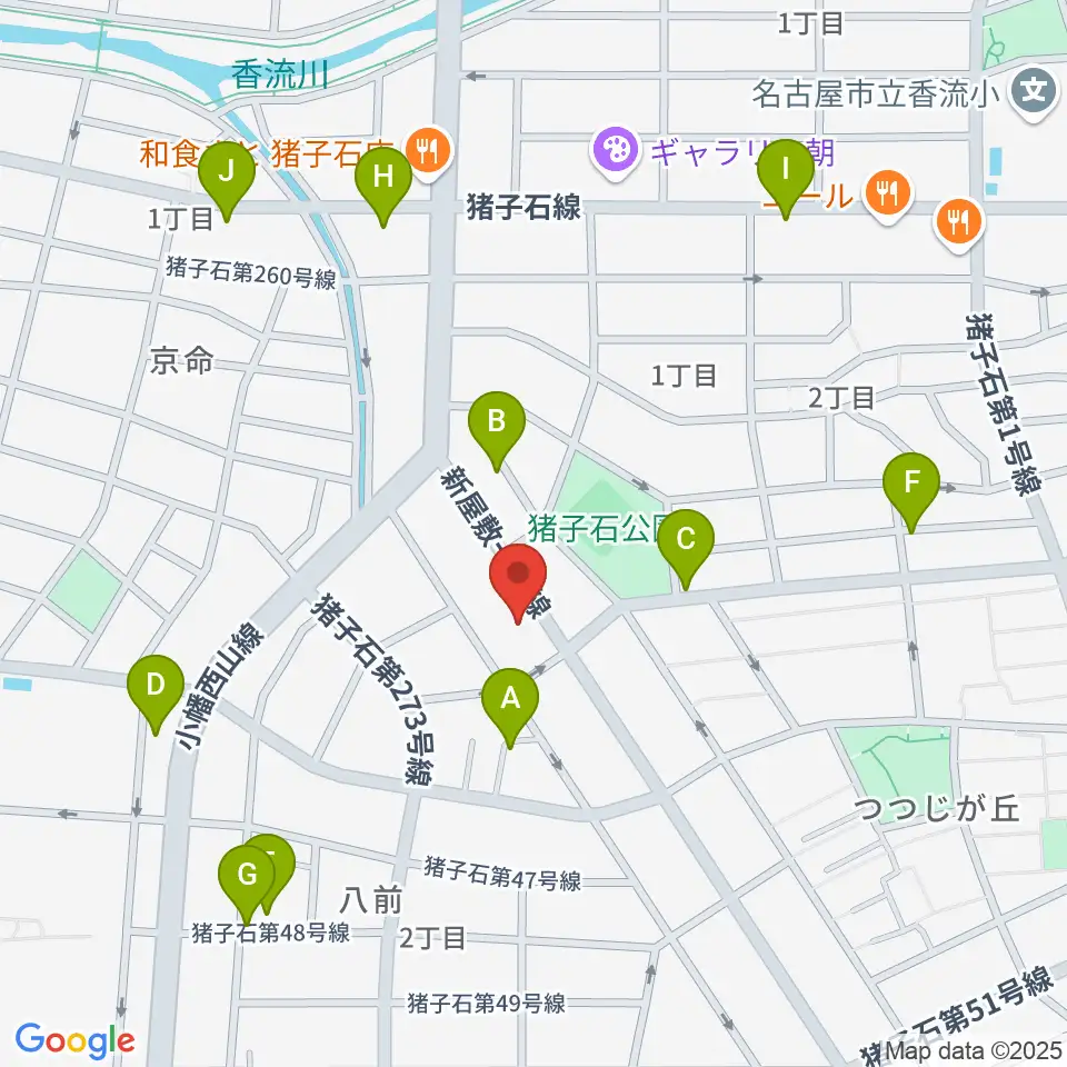 うりんこ劇場周辺の駐車場・コインパーキング一覧地図
