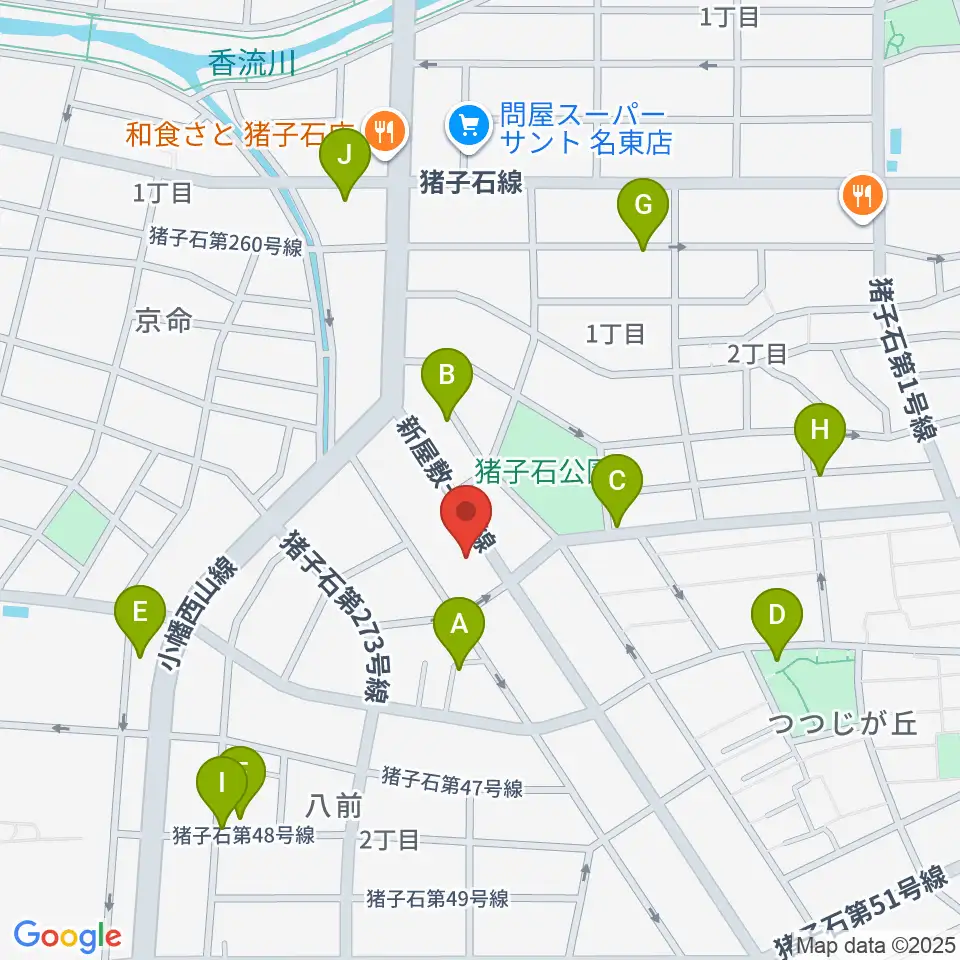 うりんこ劇場周辺の駐車場・コインパーキング一覧地図