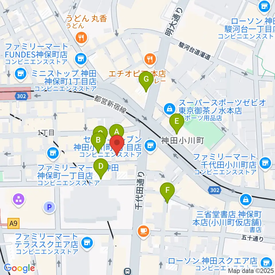 神保町よしもと漫才劇場周辺の駐車場・コインパーキング一覧地図