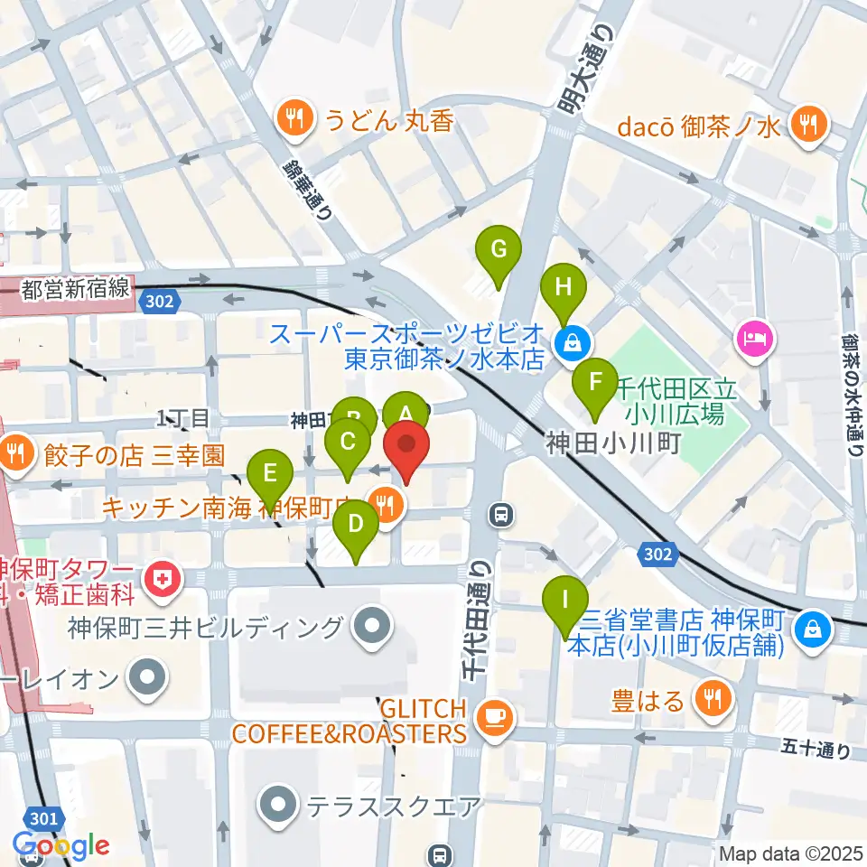 神保町よしもと漫才劇場周辺の駐車場・コインパーキング一覧地図