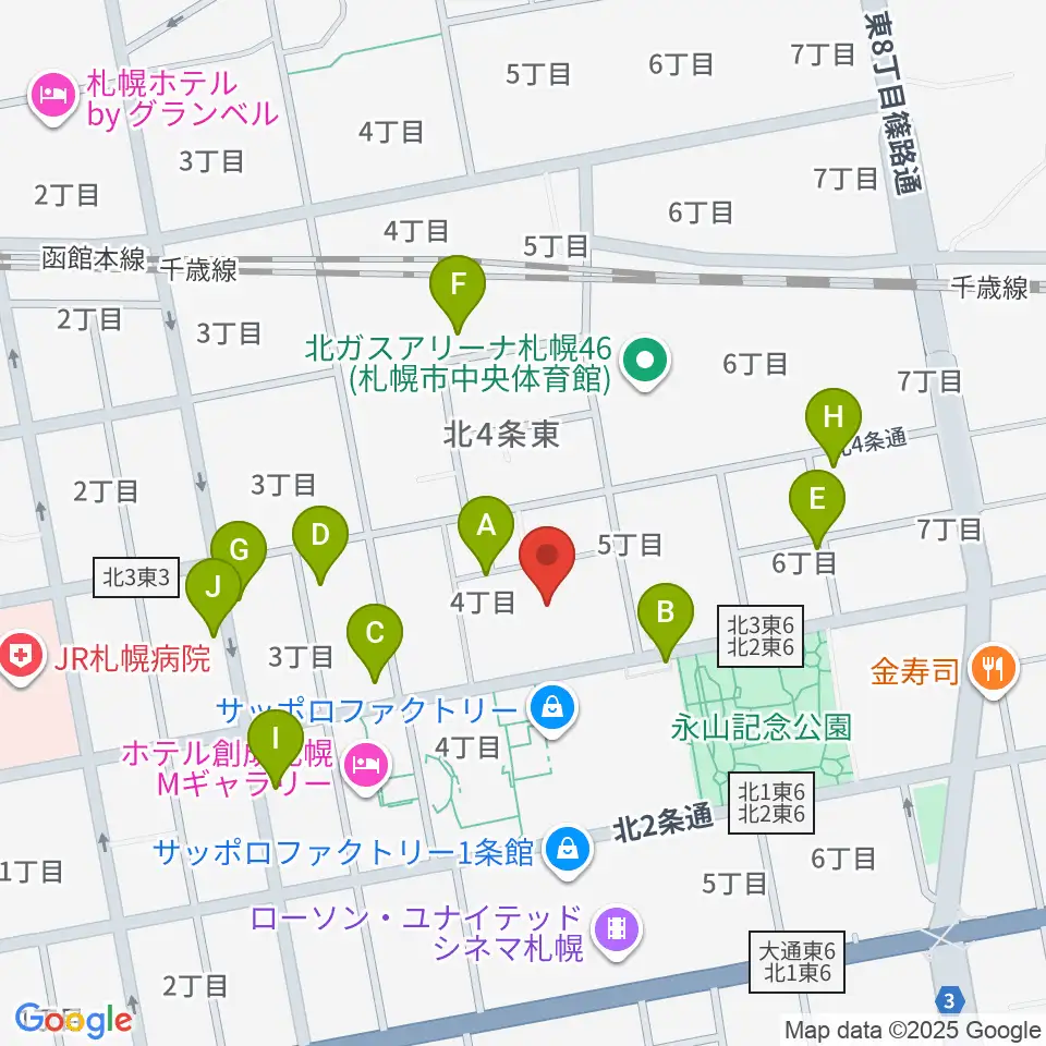 演劇専用小劇場BLOCH (ブロック)周辺の駐車場・コインパーキング一覧地図