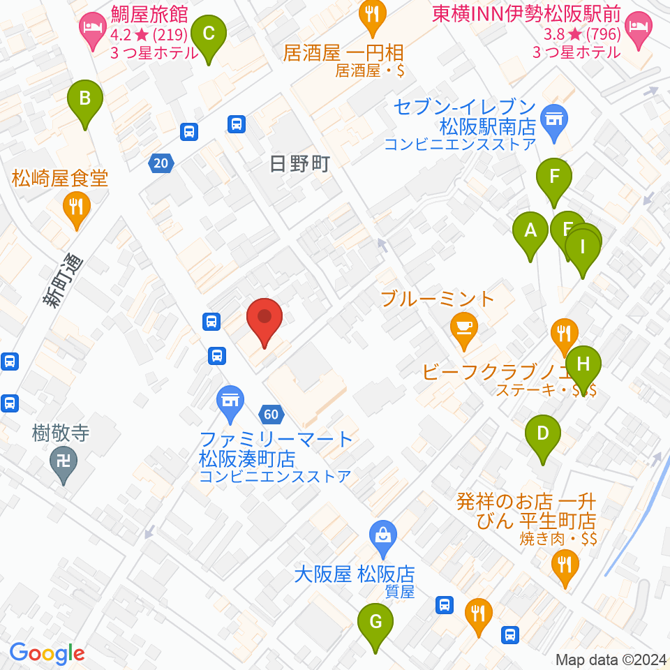 ジャズ茶房サライ周辺の駐車場・コインパーキング一覧地図