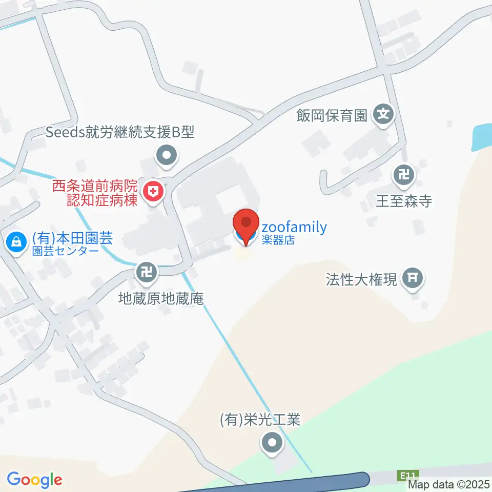 zoofamily周辺の駐車場・コインパーキング一覧地図