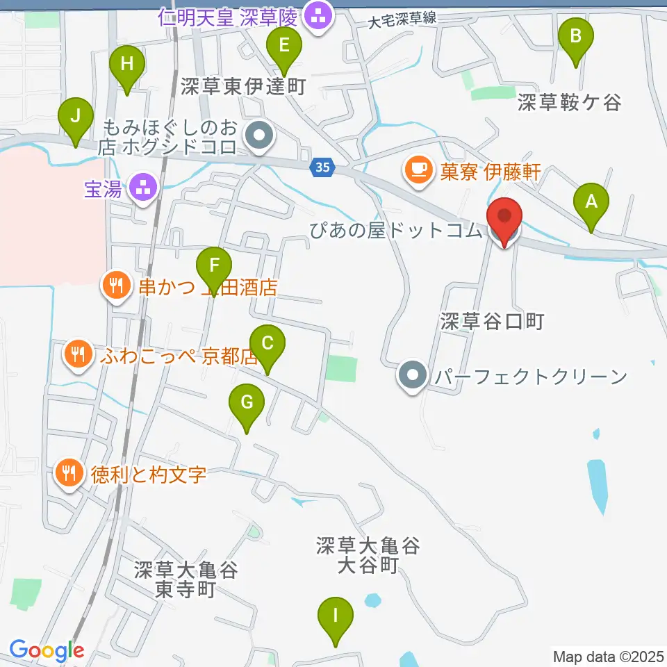 ぴあの屋ドットコム周辺の駐車場・コインパーキング一覧地図