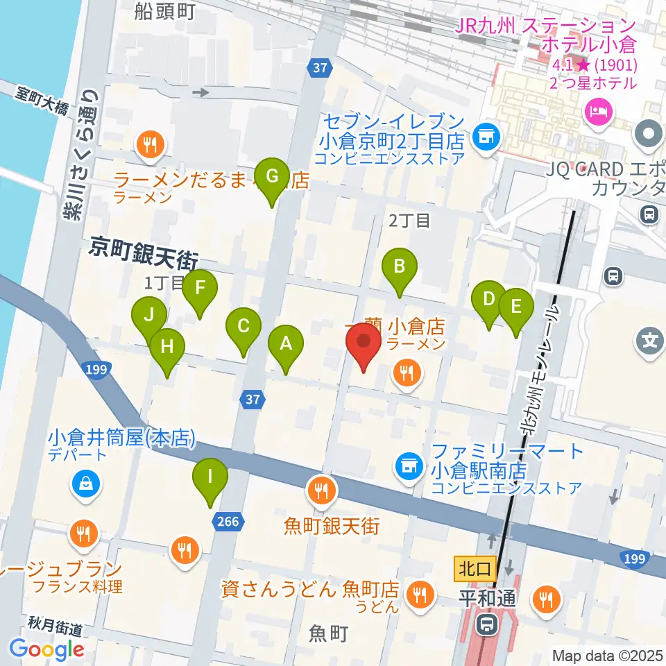 松田楽器店周辺の駐車場・コインパーキング一覧地図