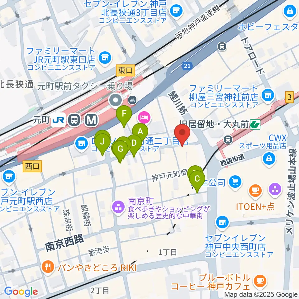ジャズ喫茶JamJam周辺の駐車場・コインパーキング一覧地図