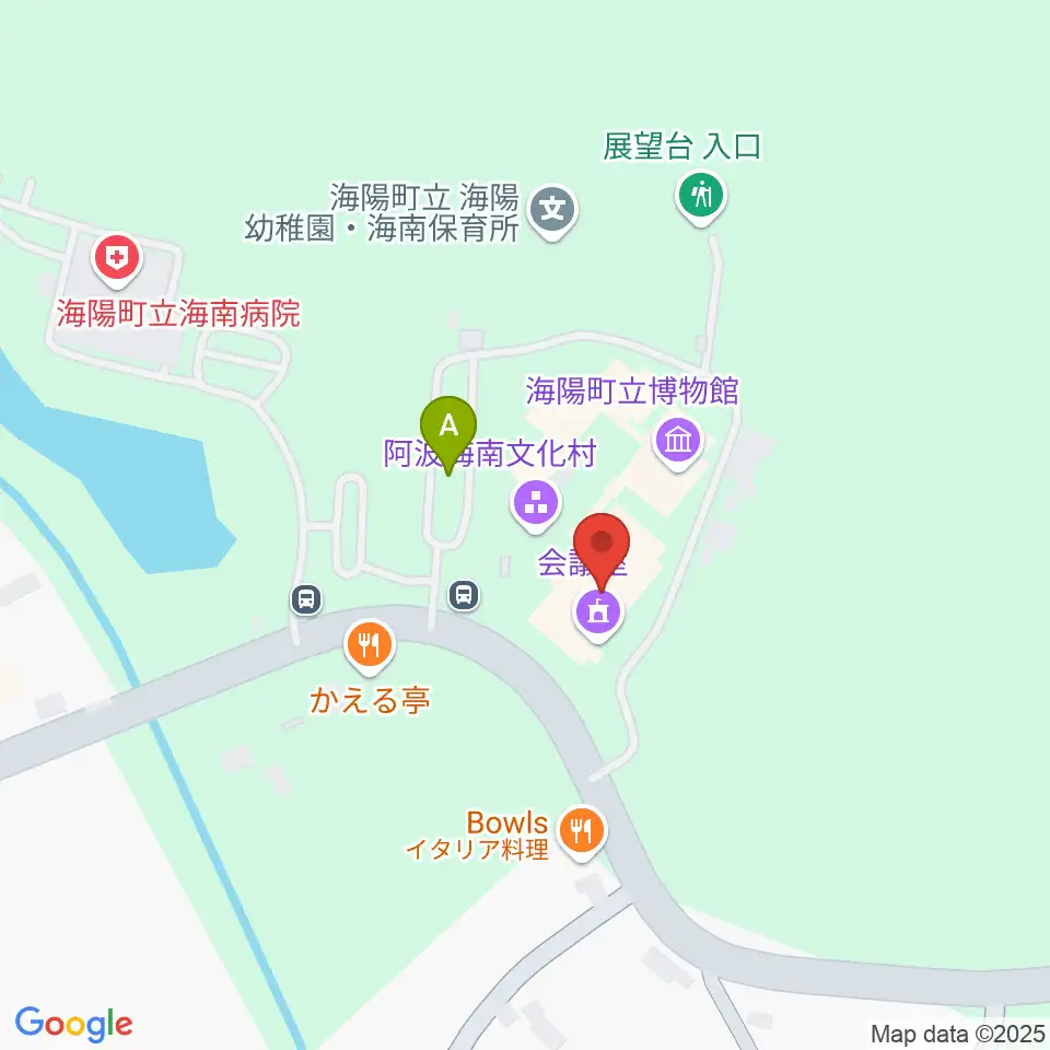 阿波海南文化村周辺の駐車場・コインパーキング一覧地図