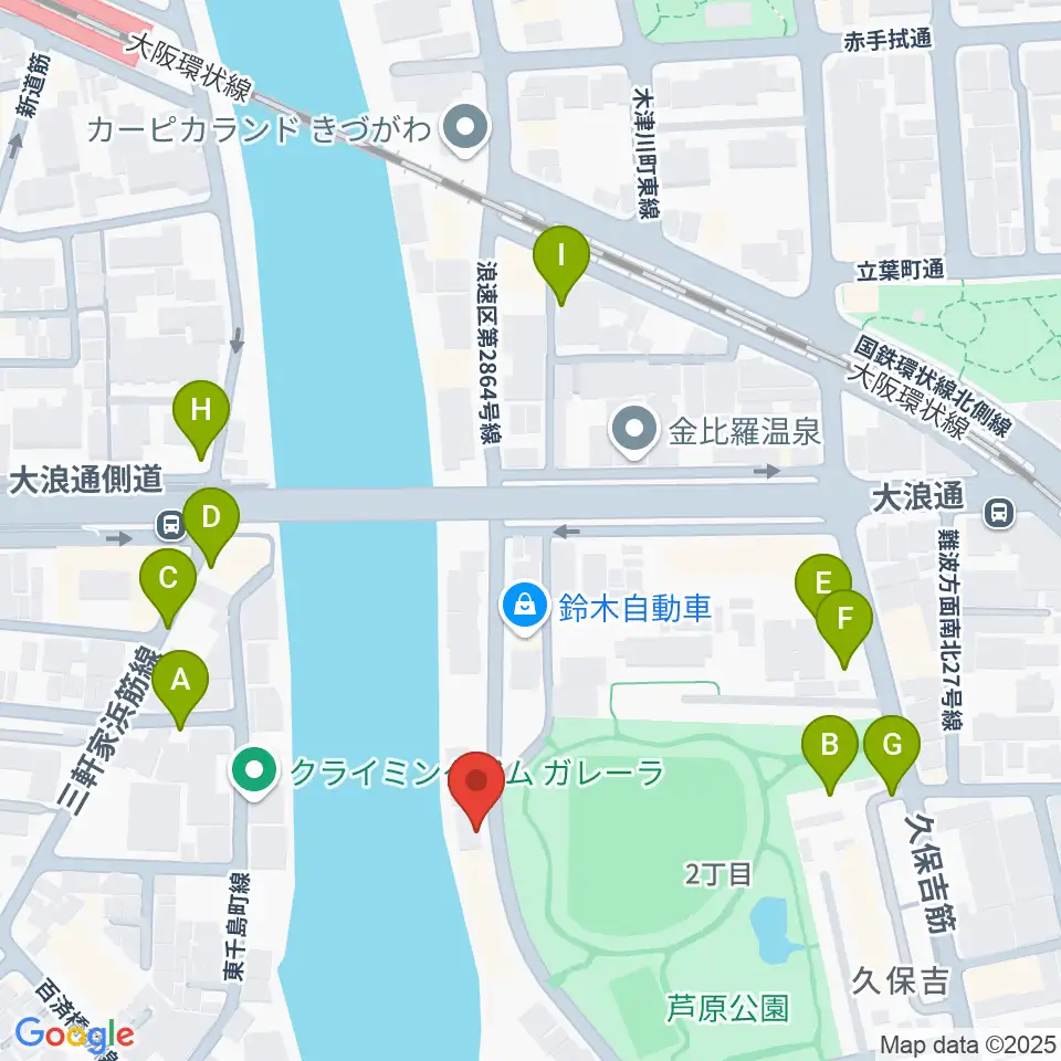 KARAKURIスタジオ周辺の駐車場・コインパーキング一覧地図