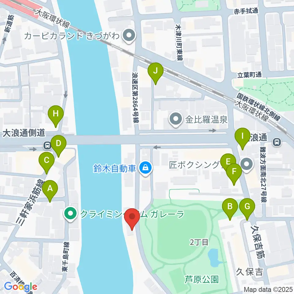 KARAKURIスタジオ周辺の駐車場・コインパーキング一覧地図