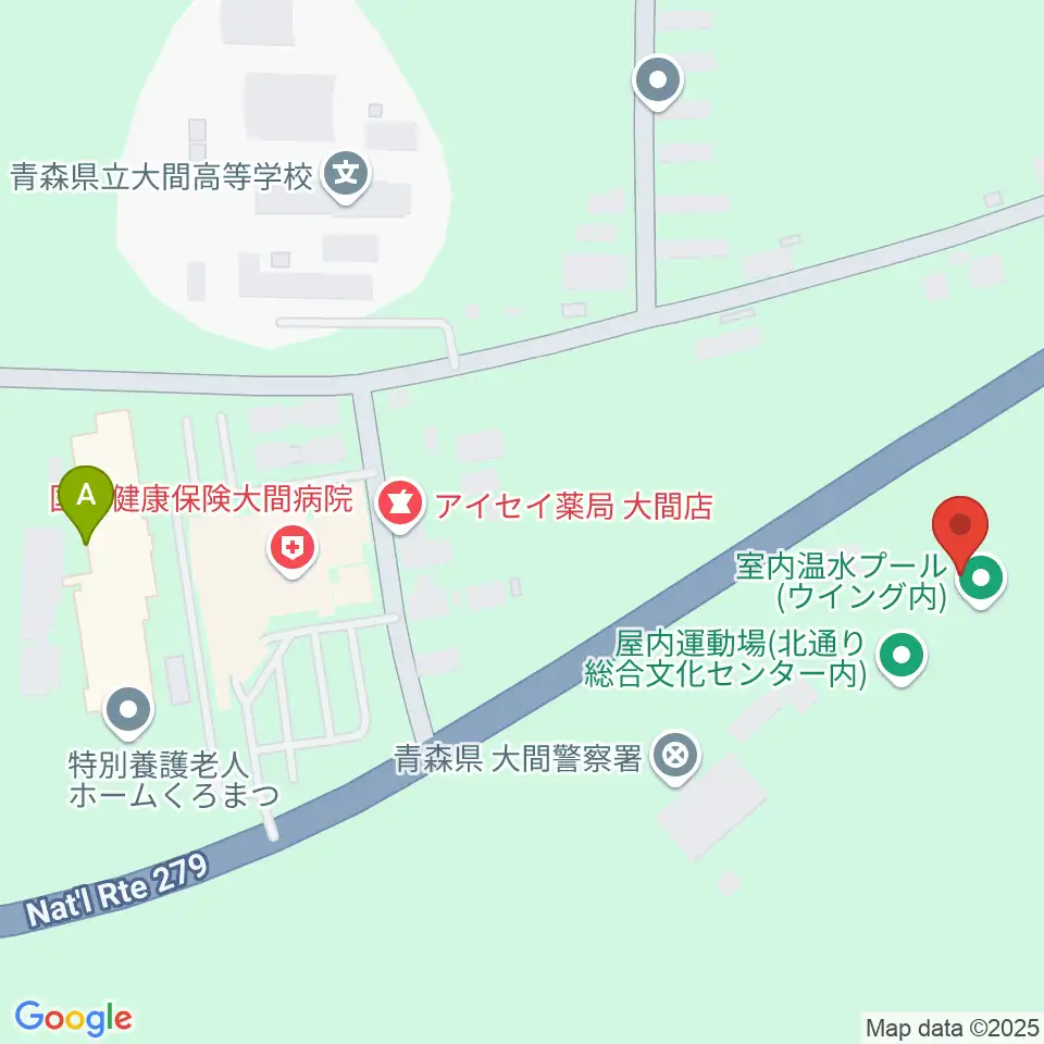 北通り総合文化センター ウイング周辺の駐車場・コインパーキング一覧地図
