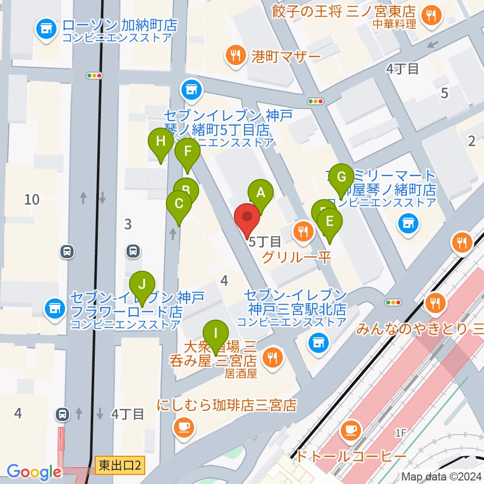 アルマギタースクール周辺の駐車場・コインパーキング一覧地図