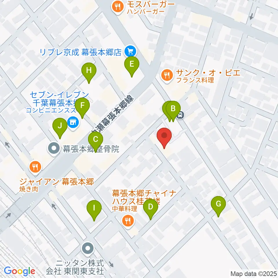 ミュージックスクールジャズン周辺の駐車場・コインパーキング一覧地図