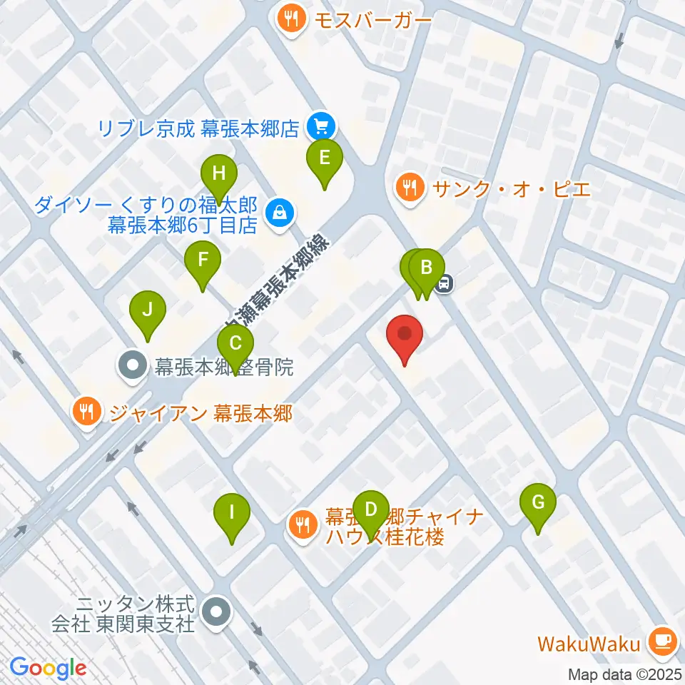 ミュージックスクールジャズン周辺の駐車場・コインパーキング一覧地図