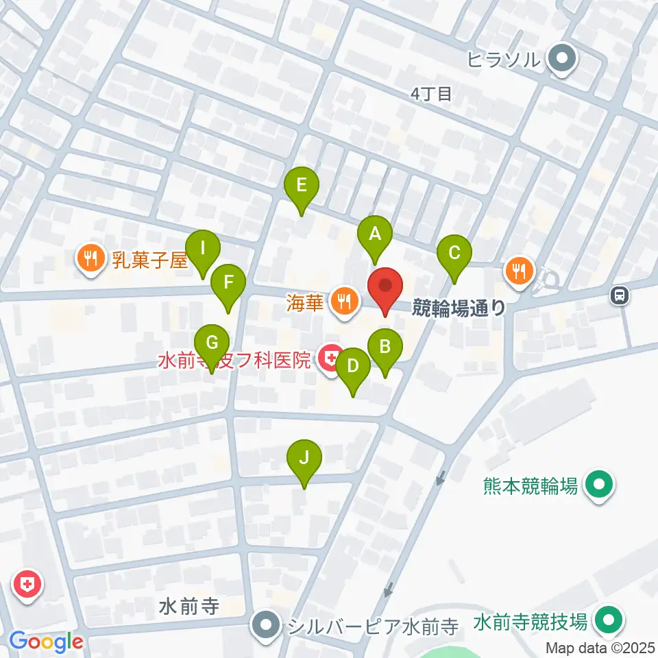 ビートニック80周辺の駐車場・コインパーキング一覧地図