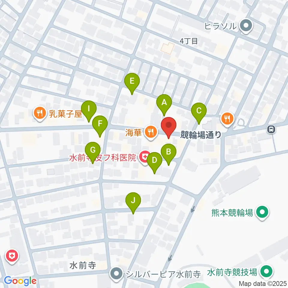 ビートニック80周辺の駐車場・コインパーキング一覧地図