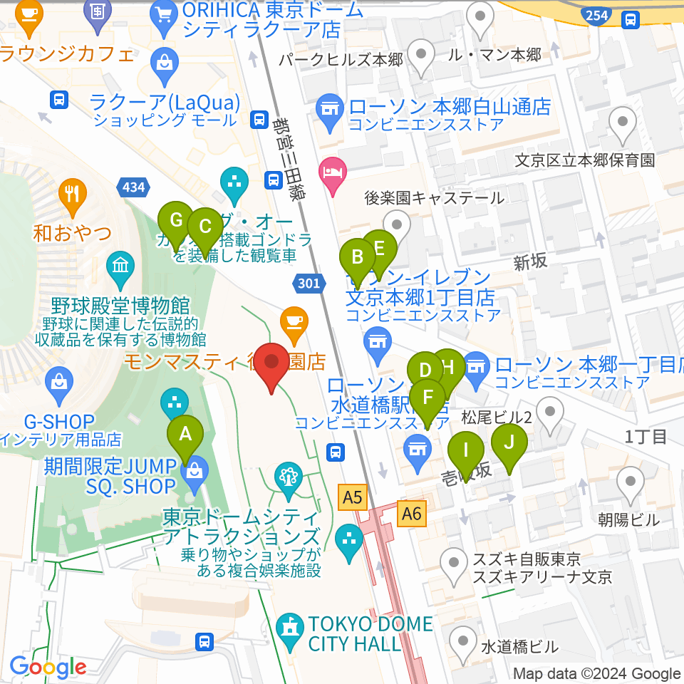 シアターGロッソ周辺の駐車場・コインパーキング一覧地図