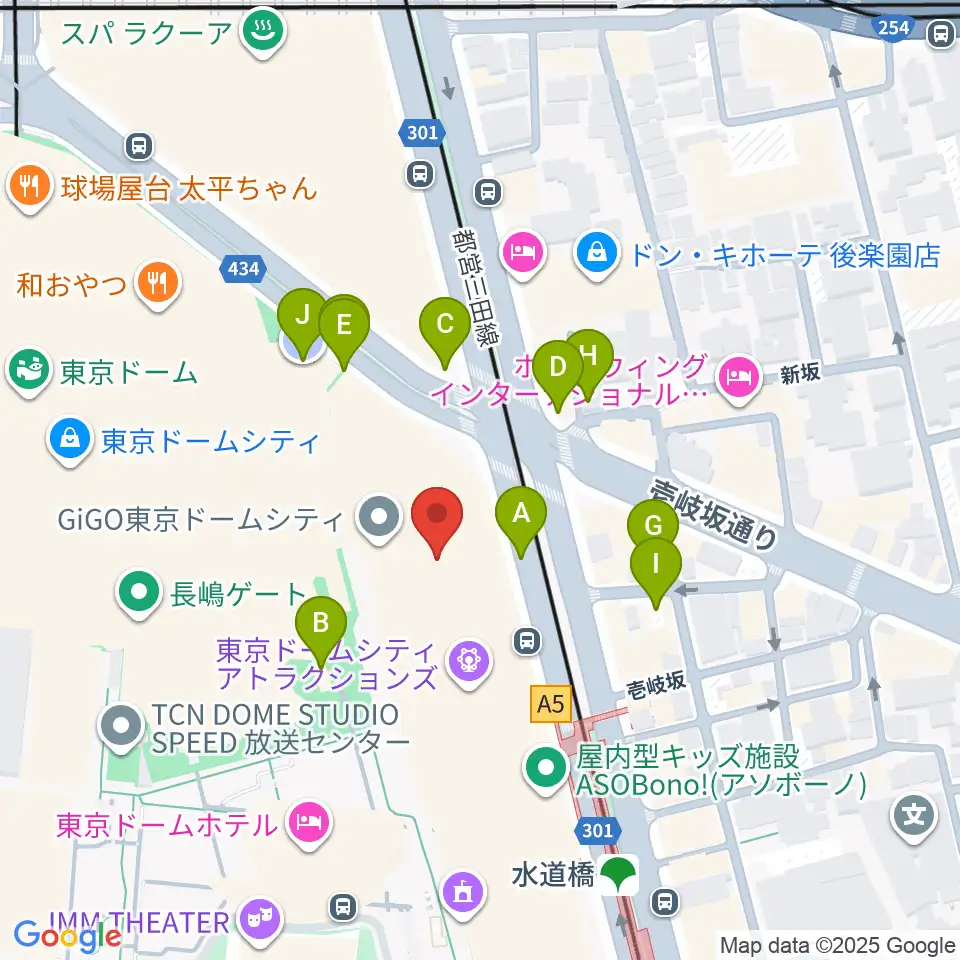 シアターGロッソ周辺の駐車場・コインパーキング一覧地図