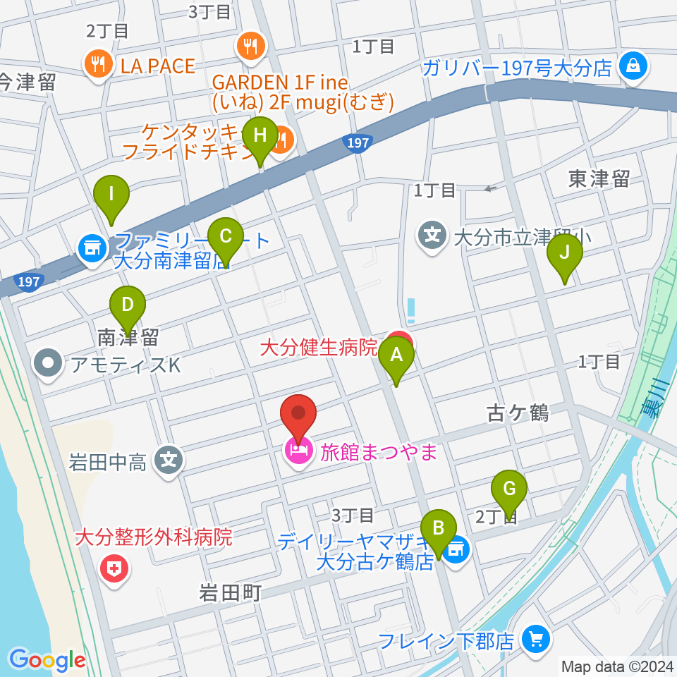 ミュージックホリデー周辺の駐車場・コインパーキング一覧地図