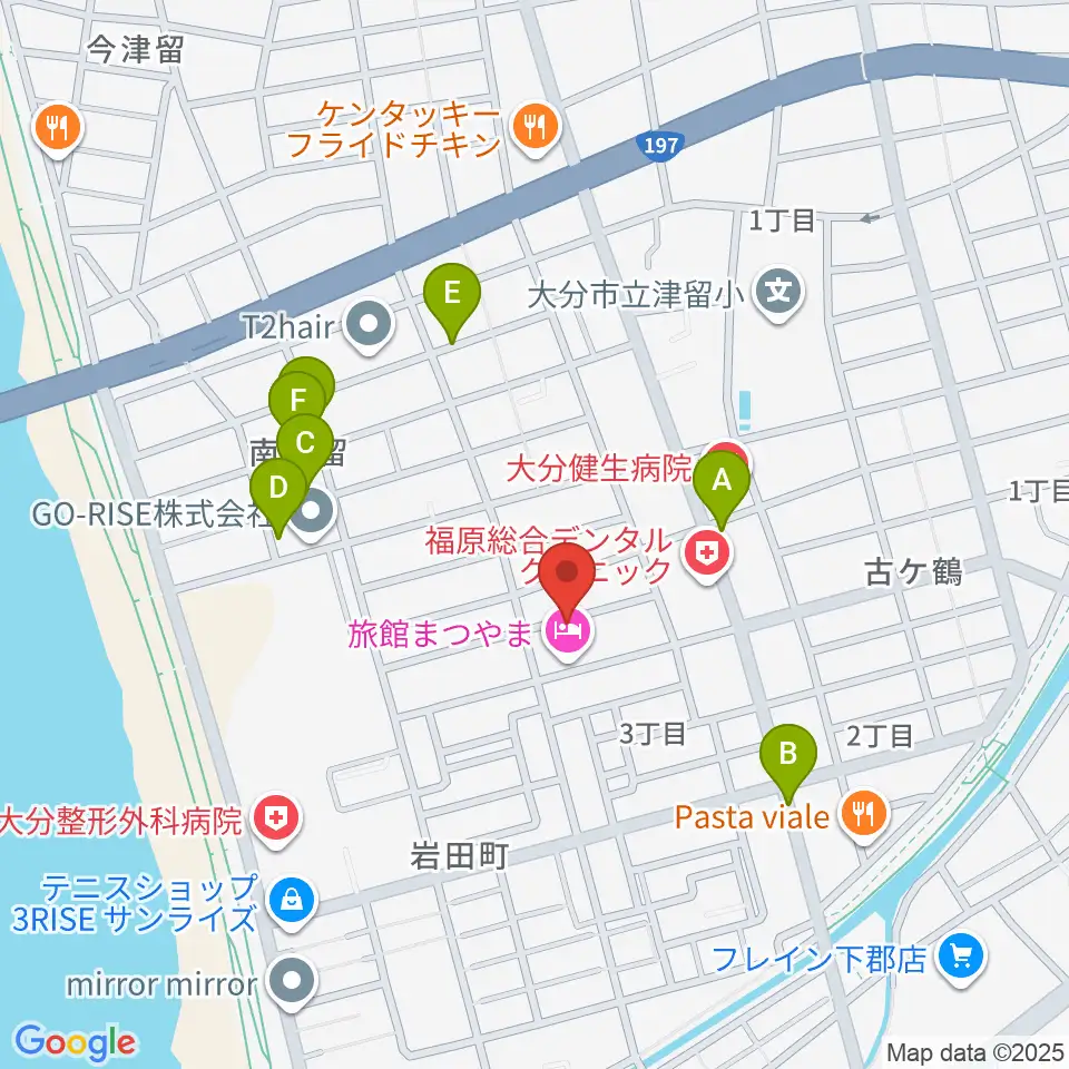 ミュージックホリデー周辺の駐車場・コインパーキング一覧地図