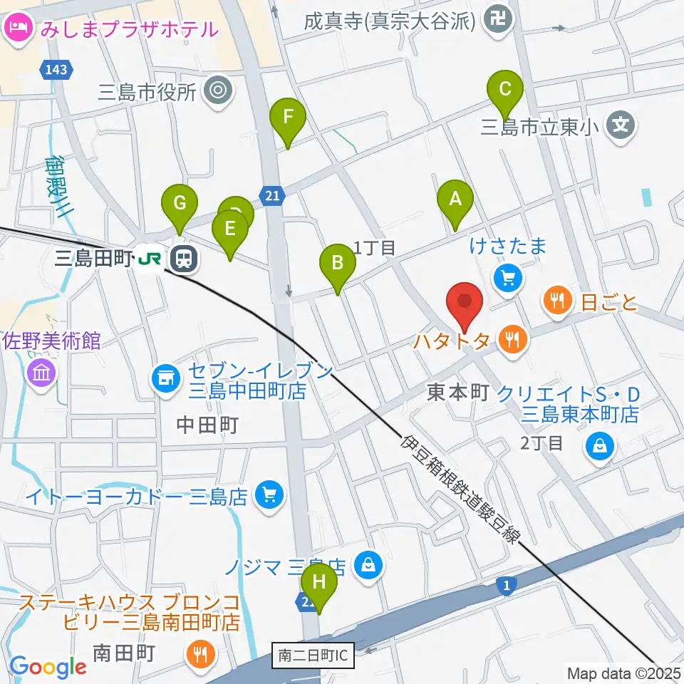 art musique 音楽教室周辺の駐車場・コインパーキング一覧地図