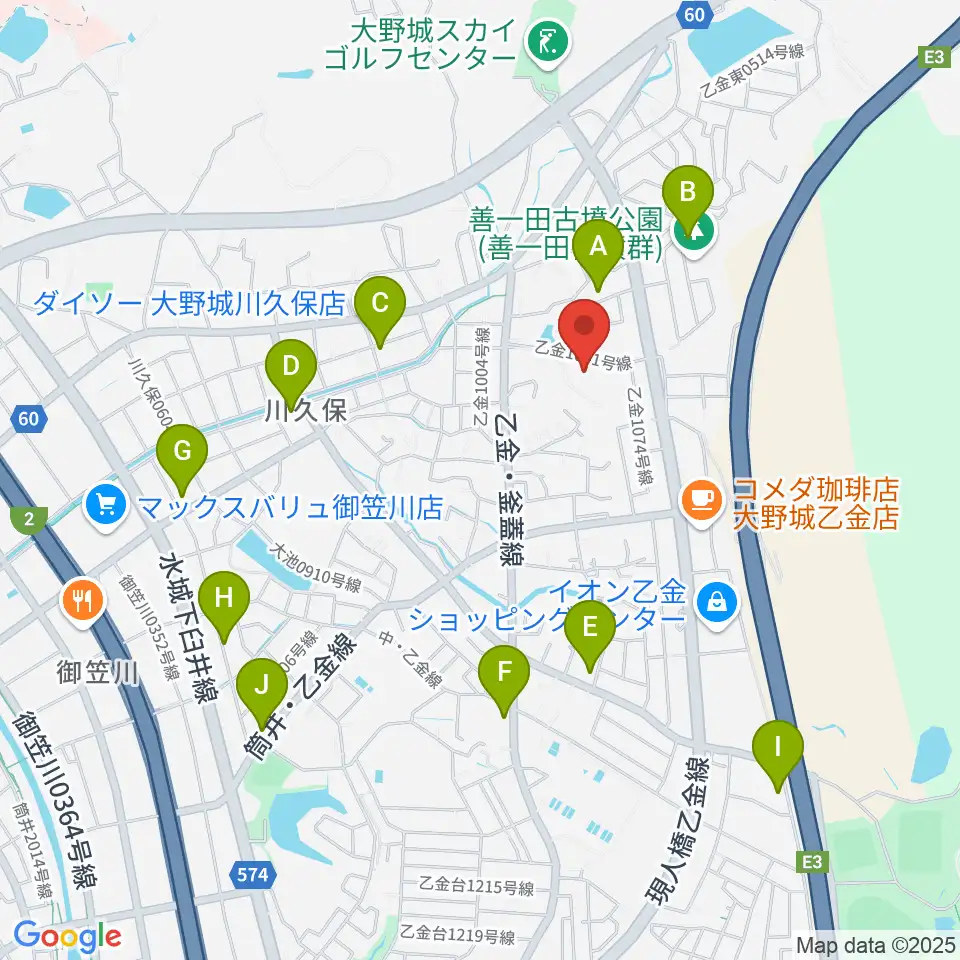 株式会社ピアノターミナルナカムラ周辺の駐車場・コインパーキング一覧地図
