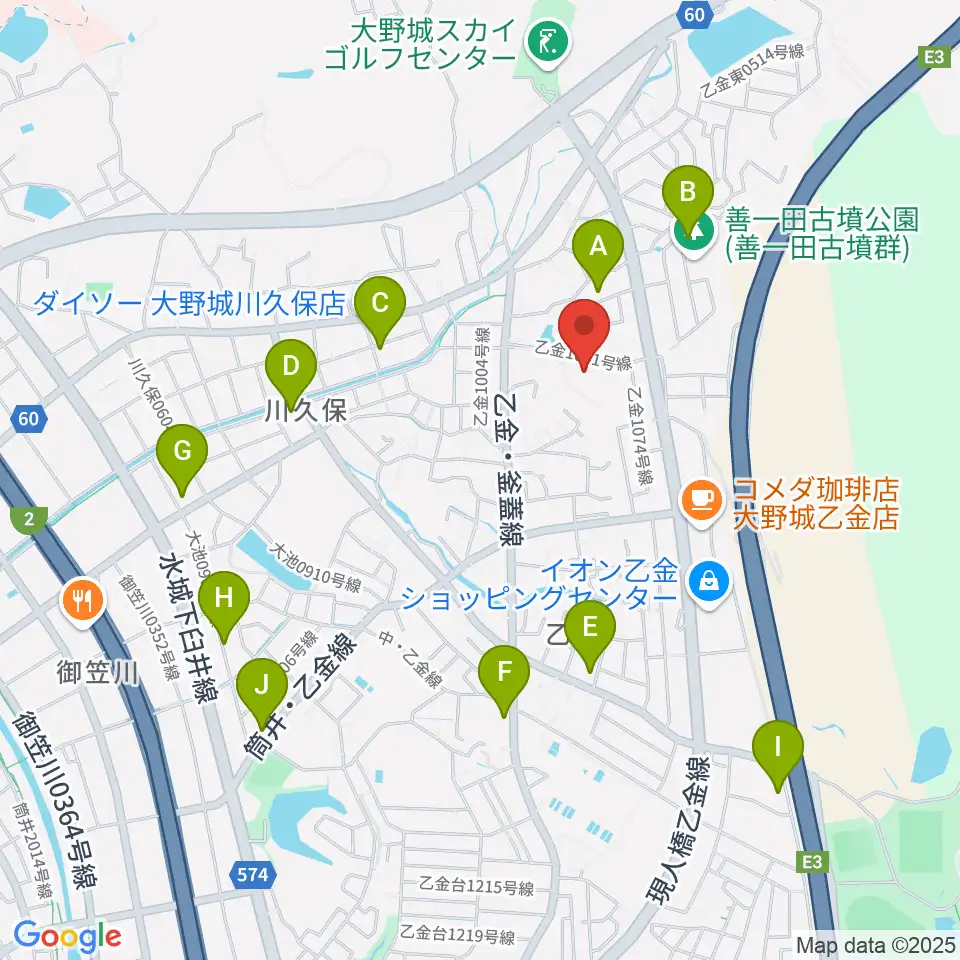 株式会社ピアノターミナルナカムラ周辺の駐車場・コインパーキング一覧地図