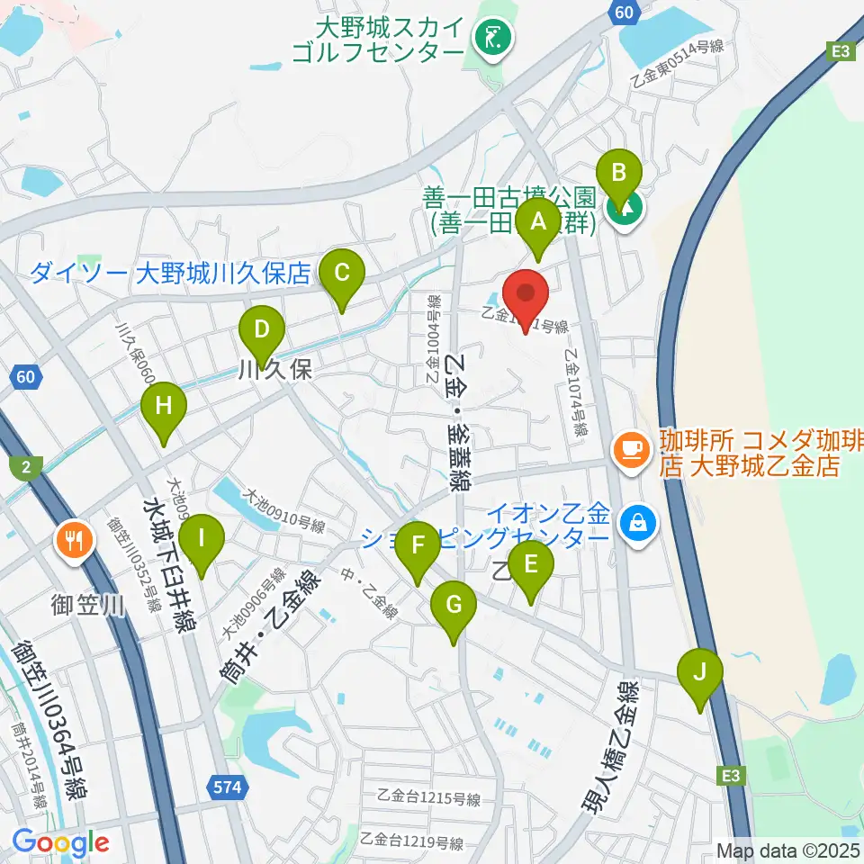 株式会社ピアノターミナルナカムラ周辺の駐車場・コインパーキング一覧地図