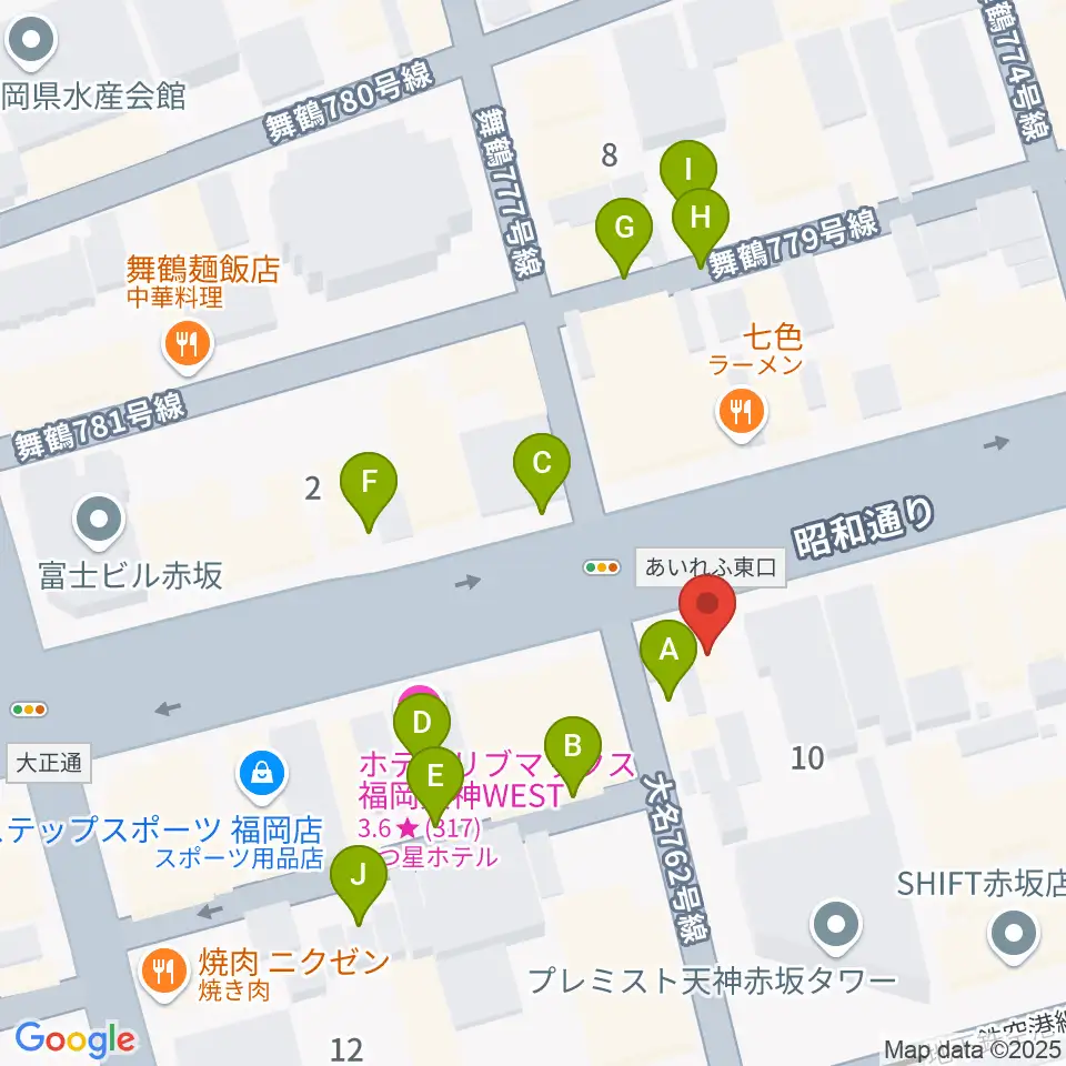 クレモナ楽器周辺の駐車場・コインパーキング一覧地図