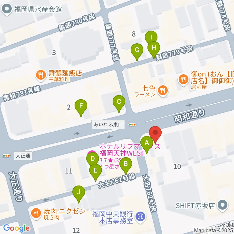 クレモナ楽器周辺の駐車場・コインパーキング一覧地図