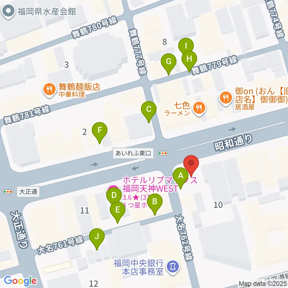 クレモナ楽器周辺の駐車場・コインパーキング一覧地図