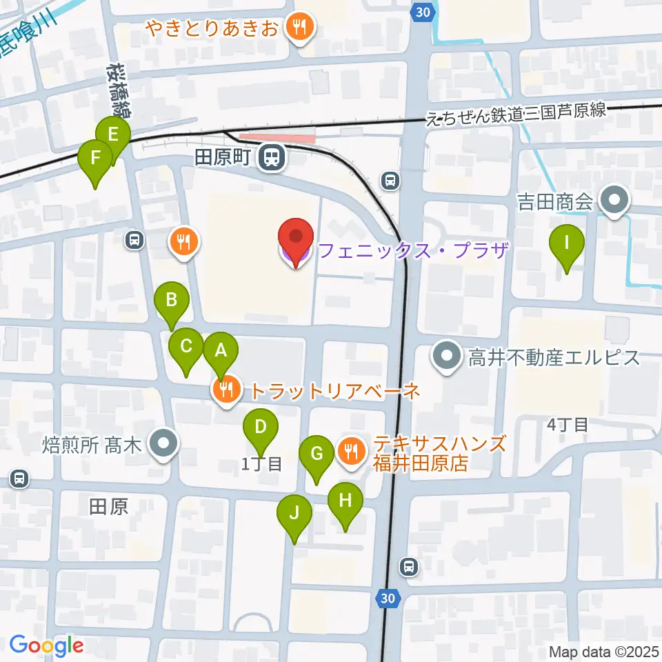 フェニックス・プラザ周辺の駐車場・コインパーキング一覧地図