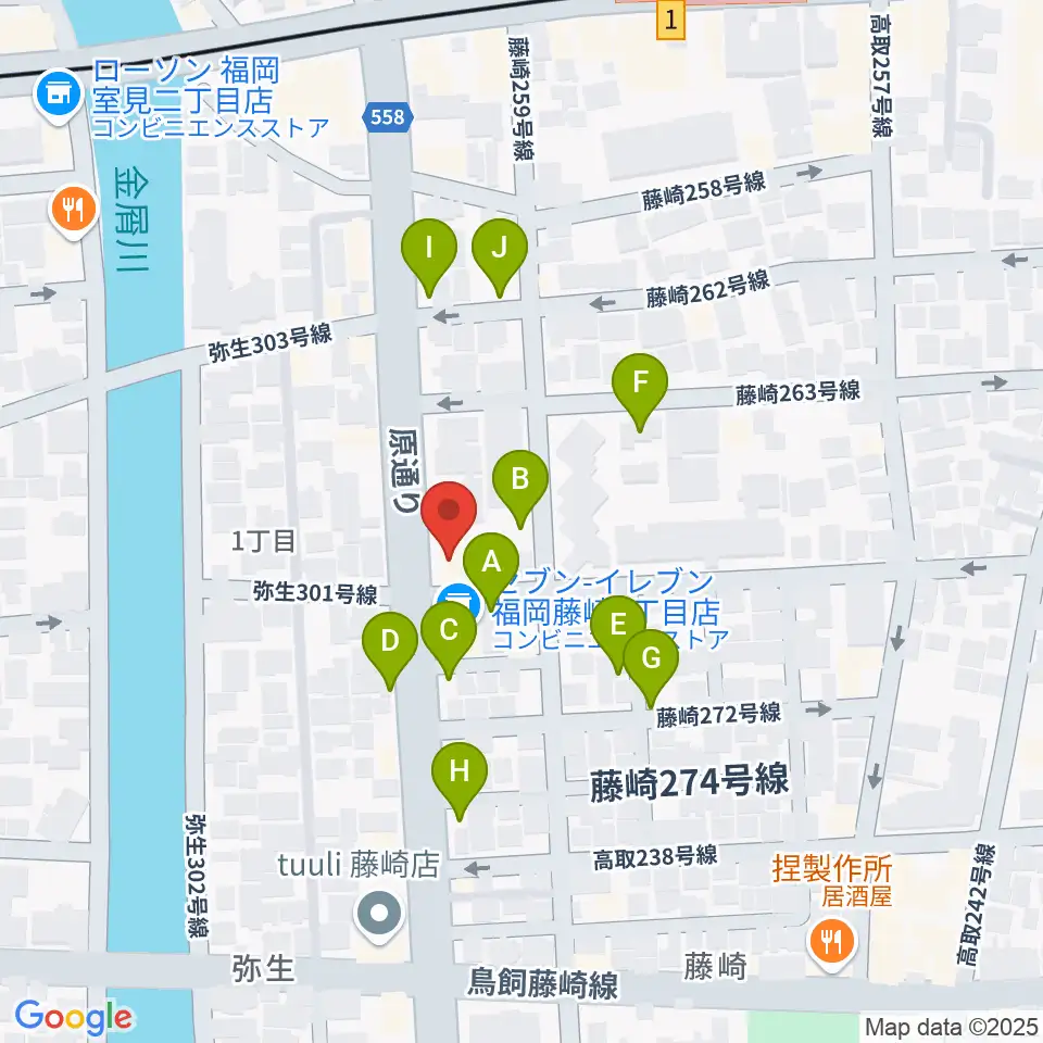 日本楽芸社 ピアノパーク周辺の駐車場・コインパーキング一覧地図