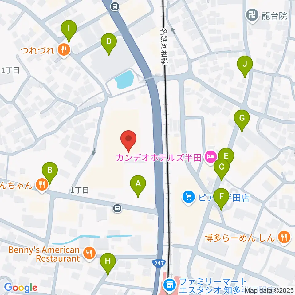 瀧上工業雁宿ホール周辺の駐車場・コインパーキング一覧地図