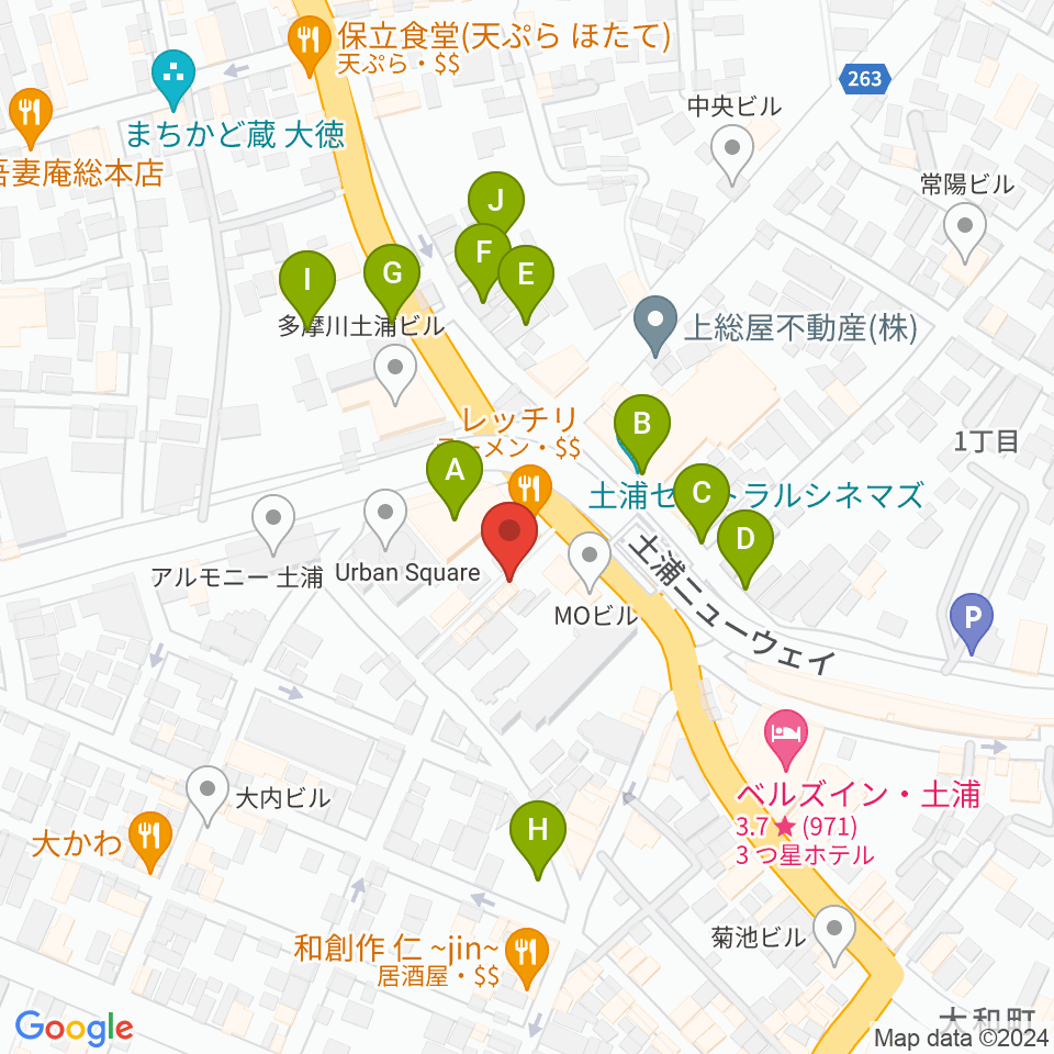 サケクラすのっぶ周辺の駐車場・コインパーキング一覧地図