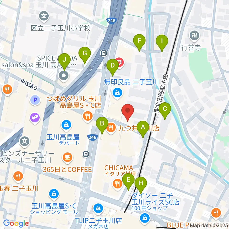 東京音実劇場周辺の駐車場・コインパーキング一覧地図