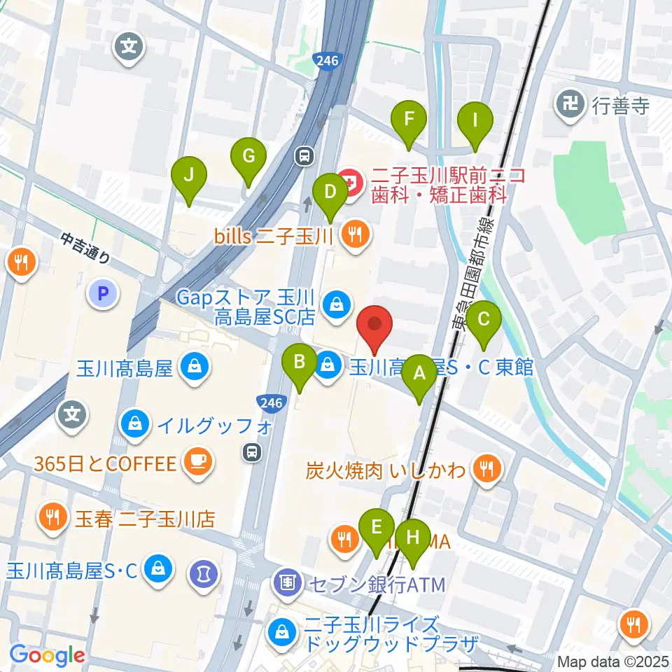 東京音実劇場周辺の駐車場・コインパーキング一覧地図