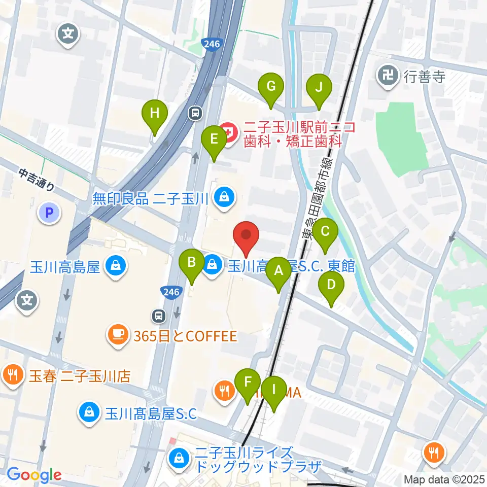 東京音実劇場周辺の駐車場・コインパーキング一覧地図