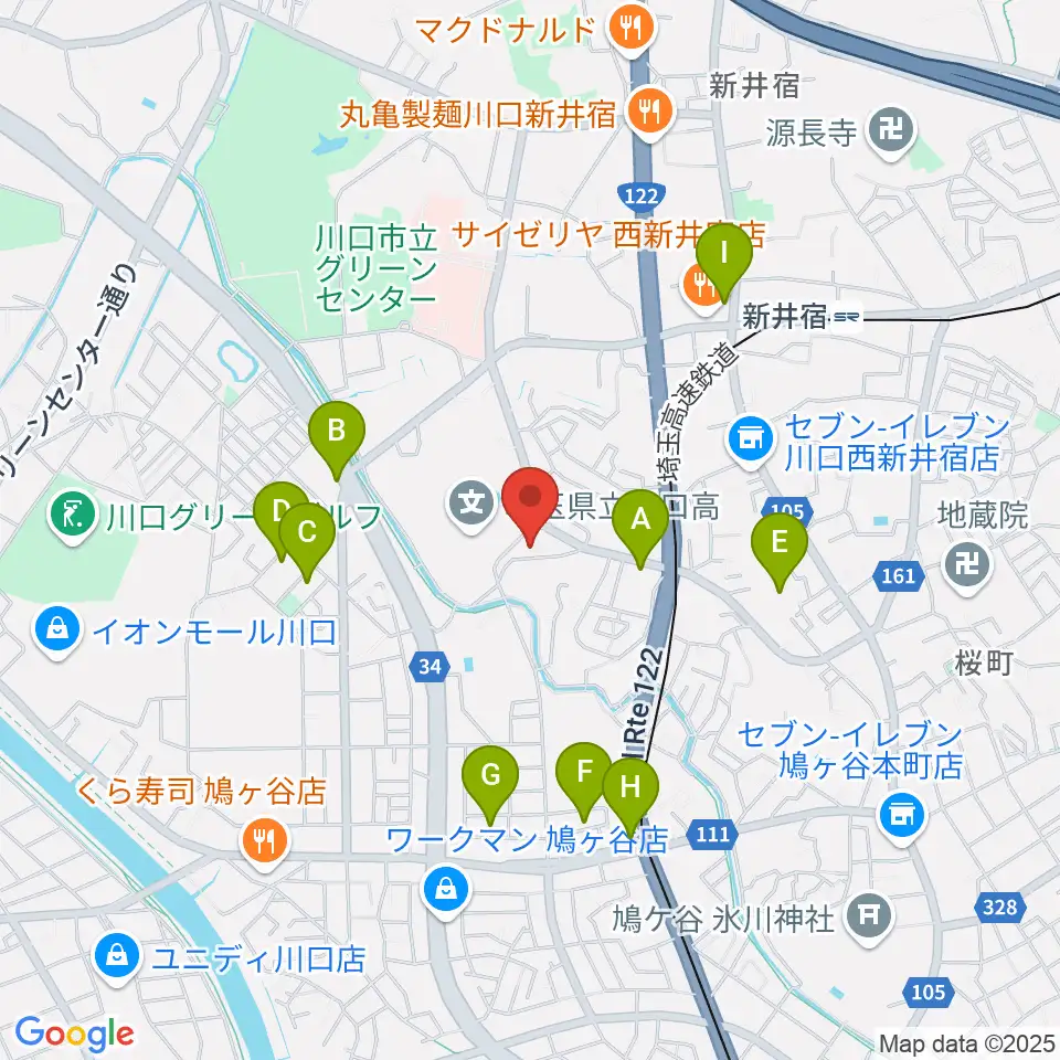 クラシカルスタジオ カルーソ周辺の駐車場・コインパーキング一覧地図