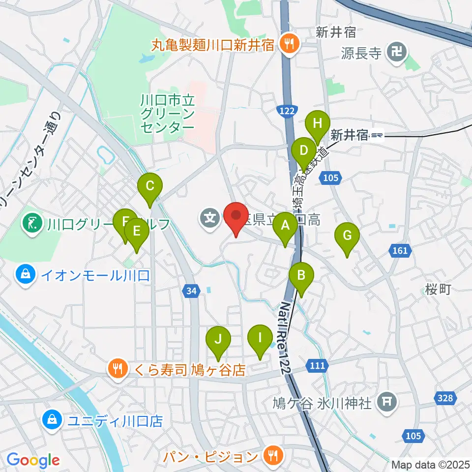 クラシカルスタジオ カルーソ周辺の駐車場・コインパーキング一覧地図