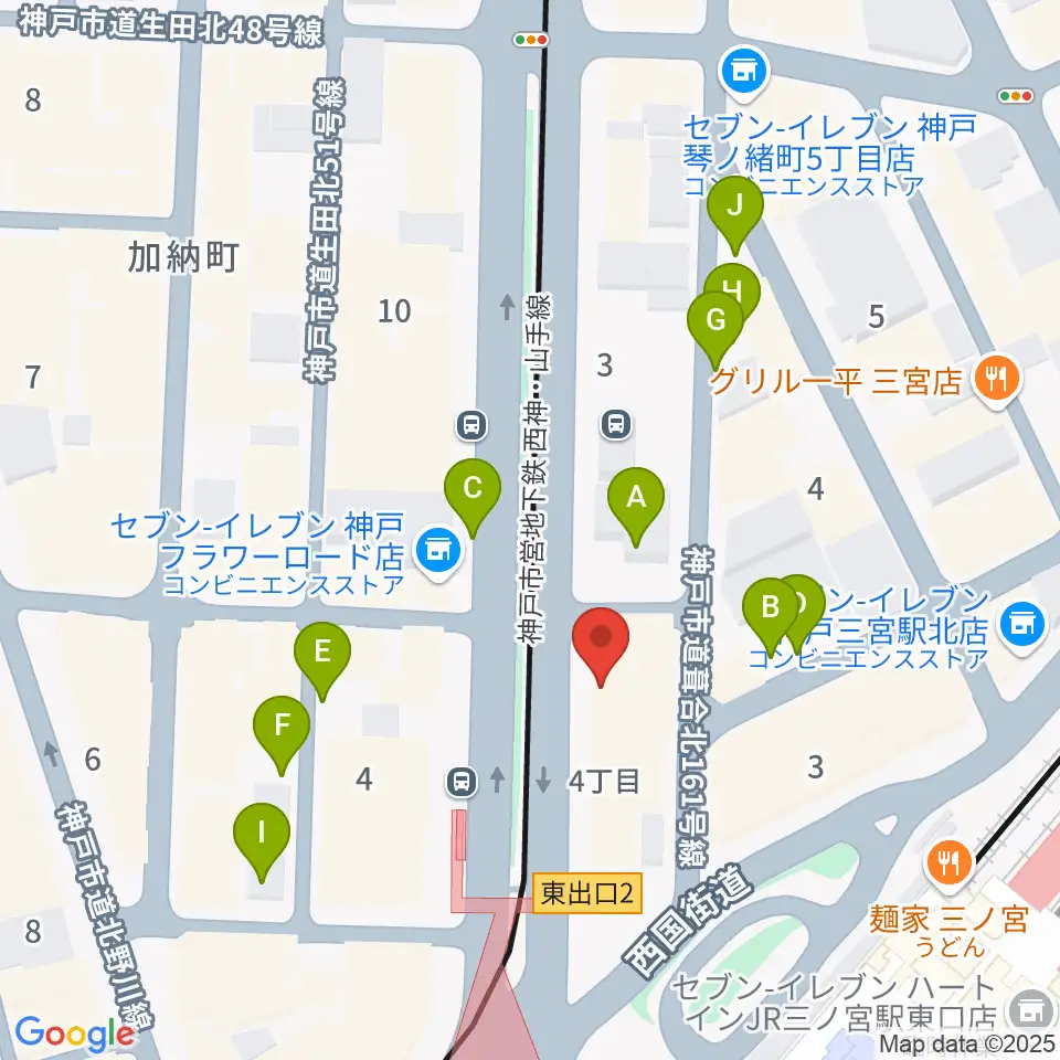 サウンド・トア周辺の駐車場・コインパーキング一覧地図
