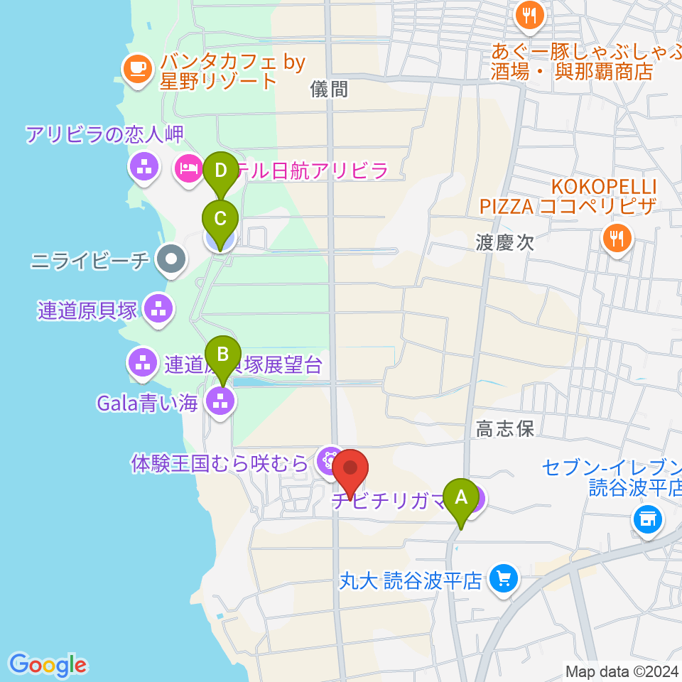 三線工房まちだ屋周辺の駐車場・コインパーキング一覧地図