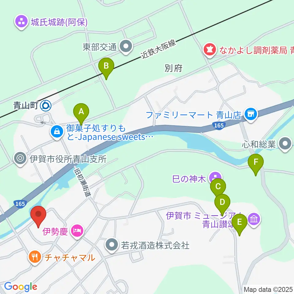 青山ホール周辺の駐車場・コインパーキング一覧地図