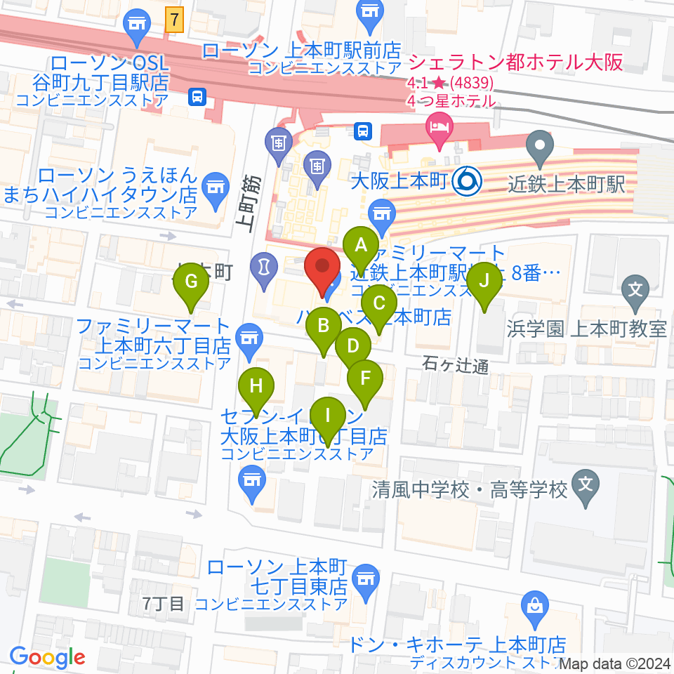 新歌舞伎座周辺の駐車場・コインパーキング一覧地図