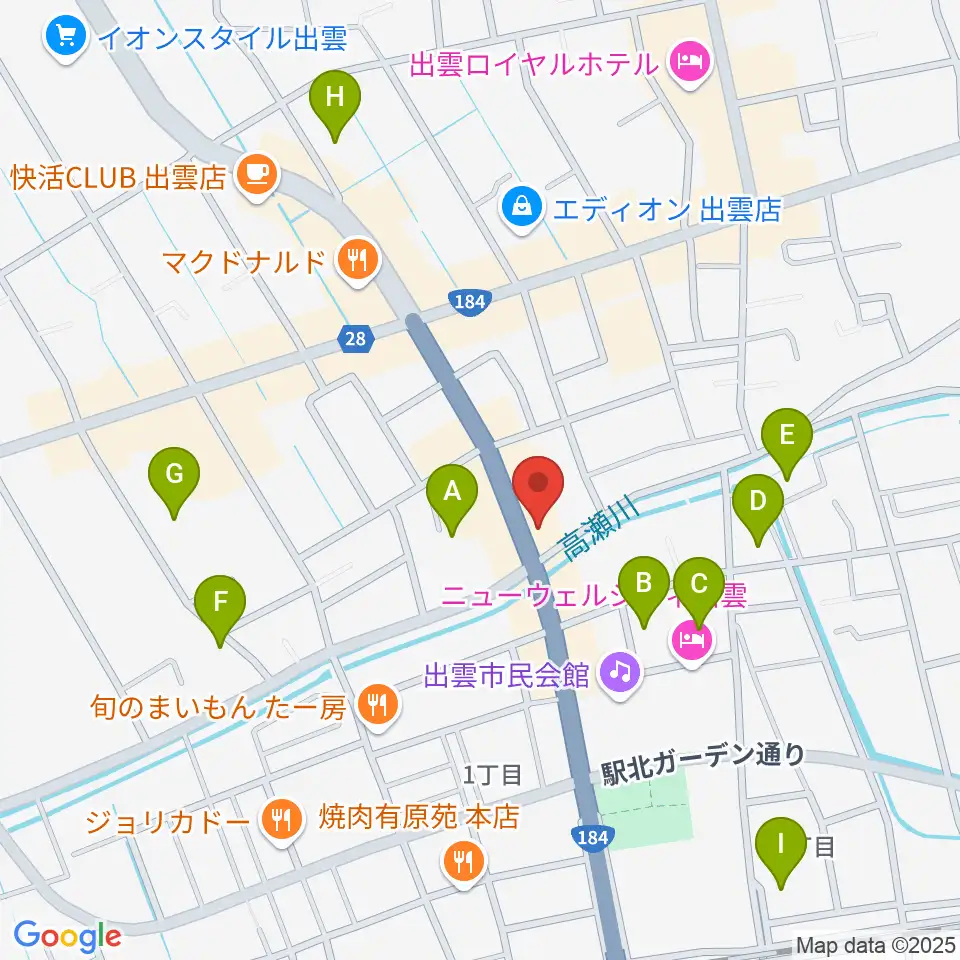 アツタ楽器周辺の駐車場・コインパーキング一覧地図