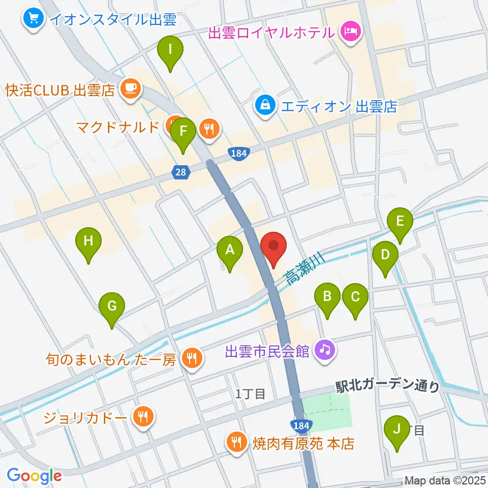 アツタ楽器周辺の駐車場・コインパーキング一覧地図