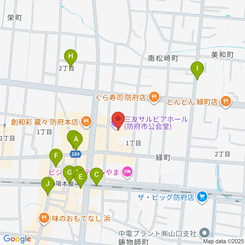 三友サルビアホール周辺の駐車場・コインパーキング一覧地図
